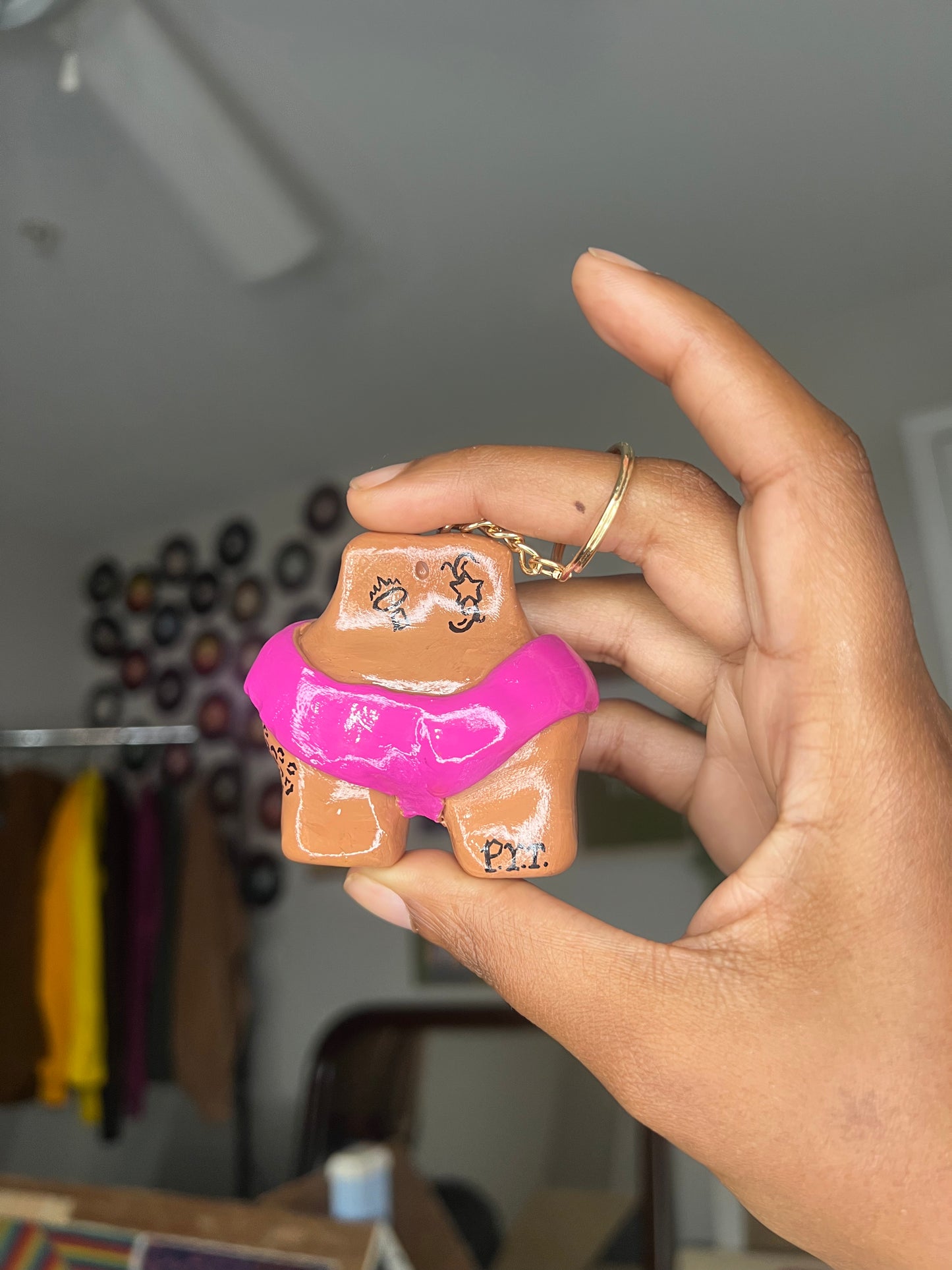Wide Load Hips Keychain
