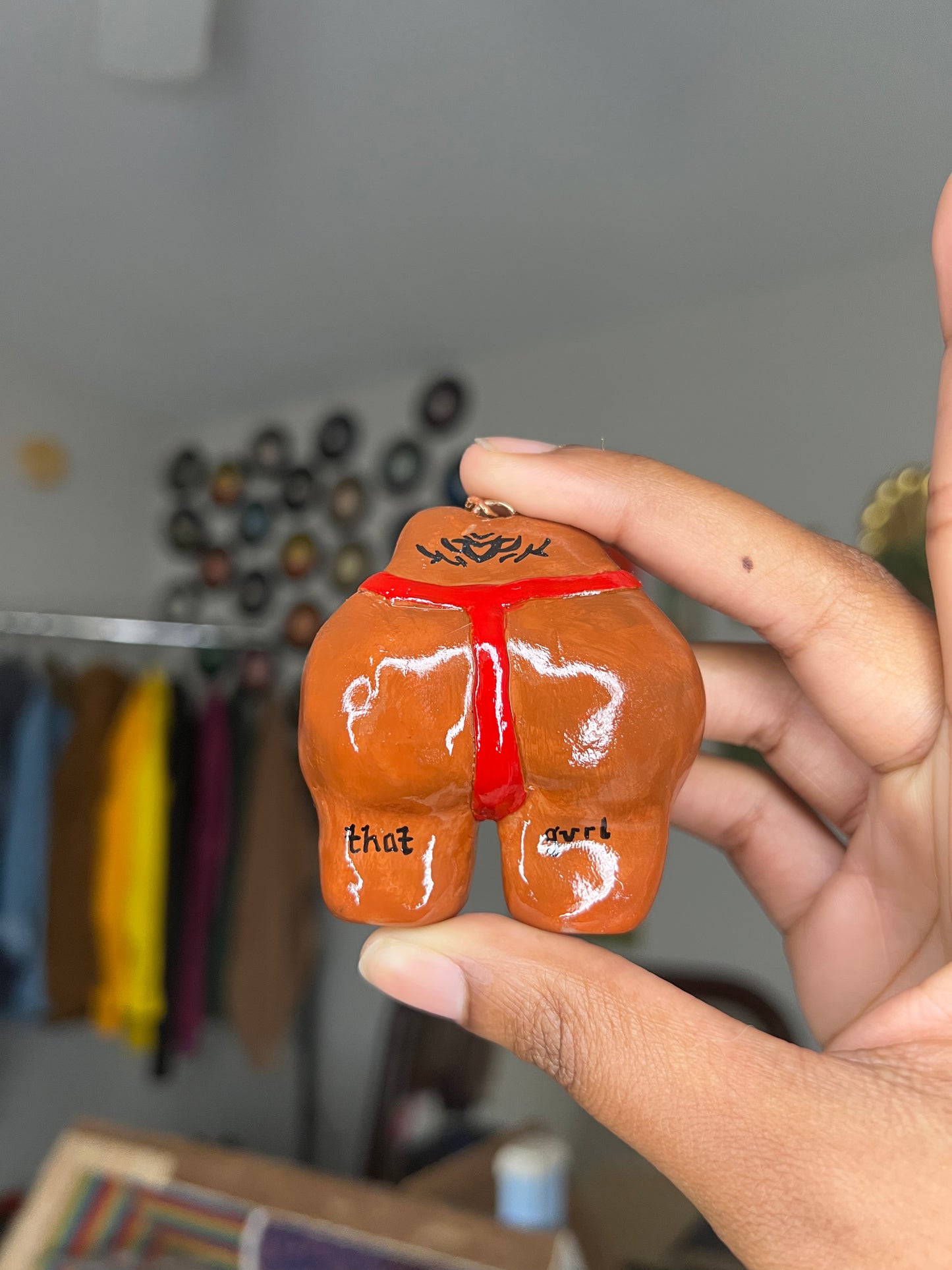 Tatted with A Booty Keychain