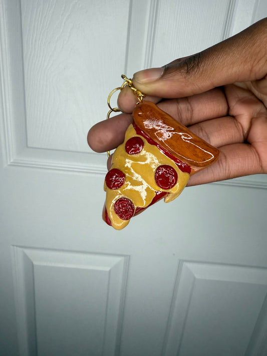 Leftover Pizza from Poppin’ P’s Keychain