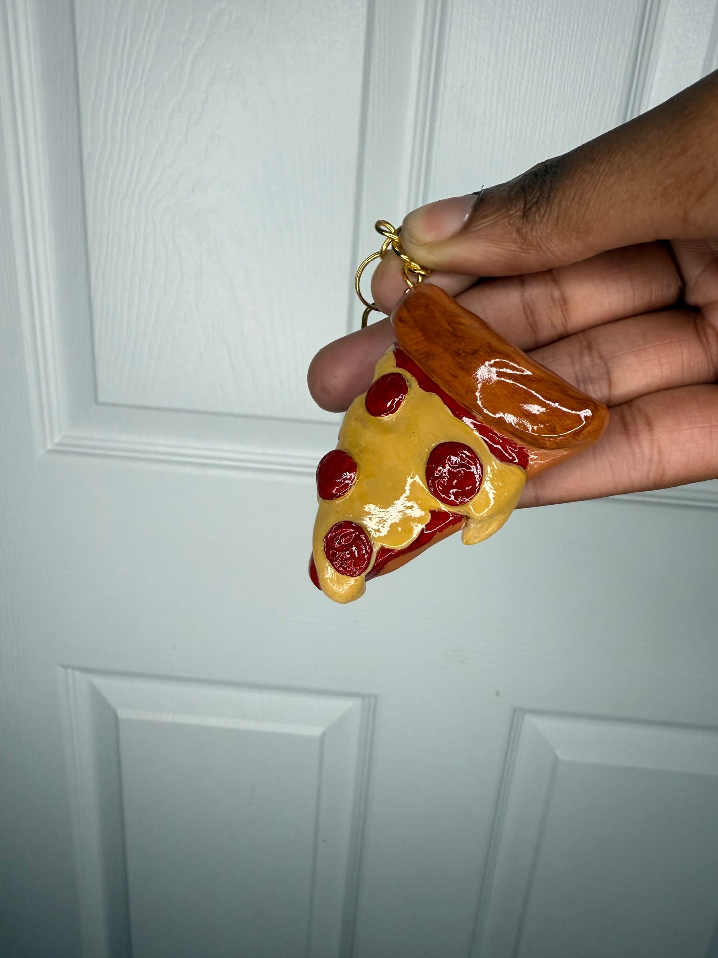 Leftover Pizza from Poppin’ P’s Keychain