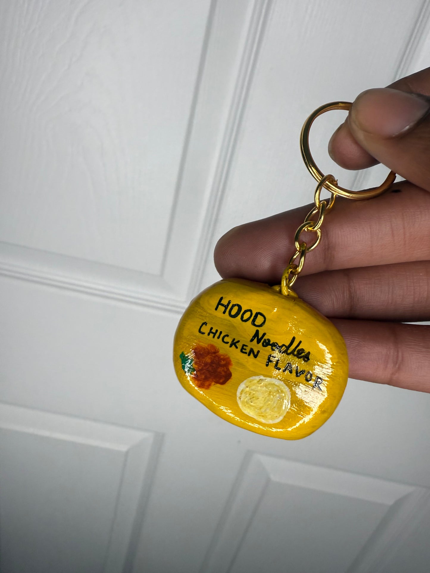 Hood Noodles Chicken Flavor Keychain