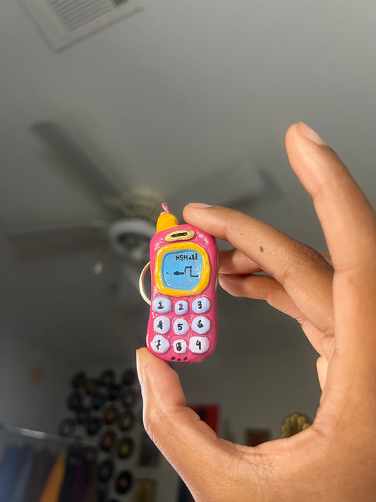 Playing Snake Keychain