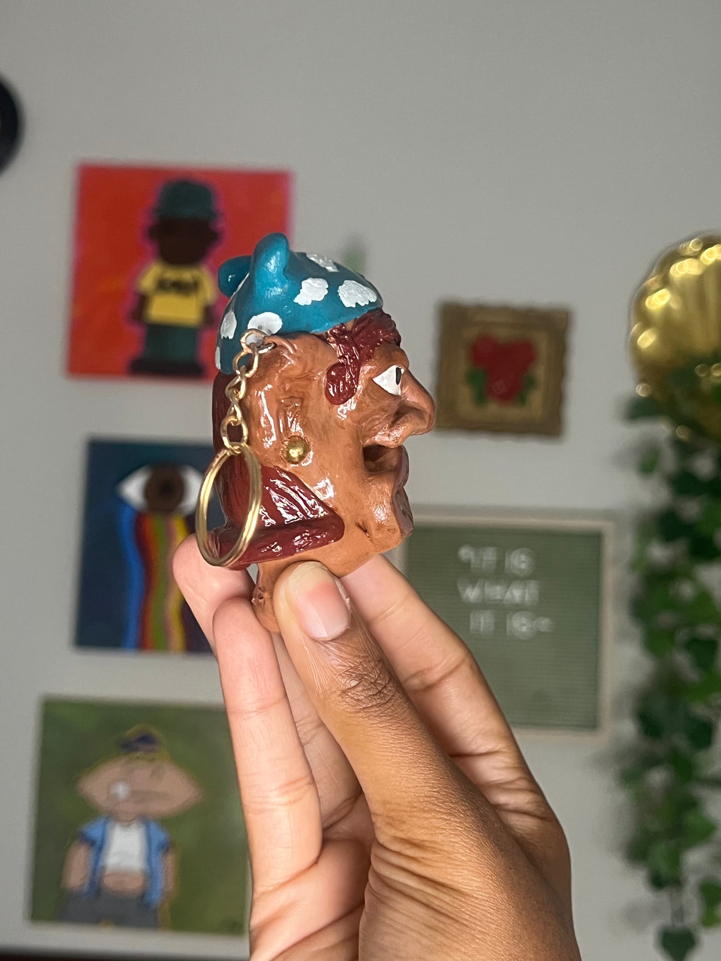 Kool Kat Keisha Hood Keychain